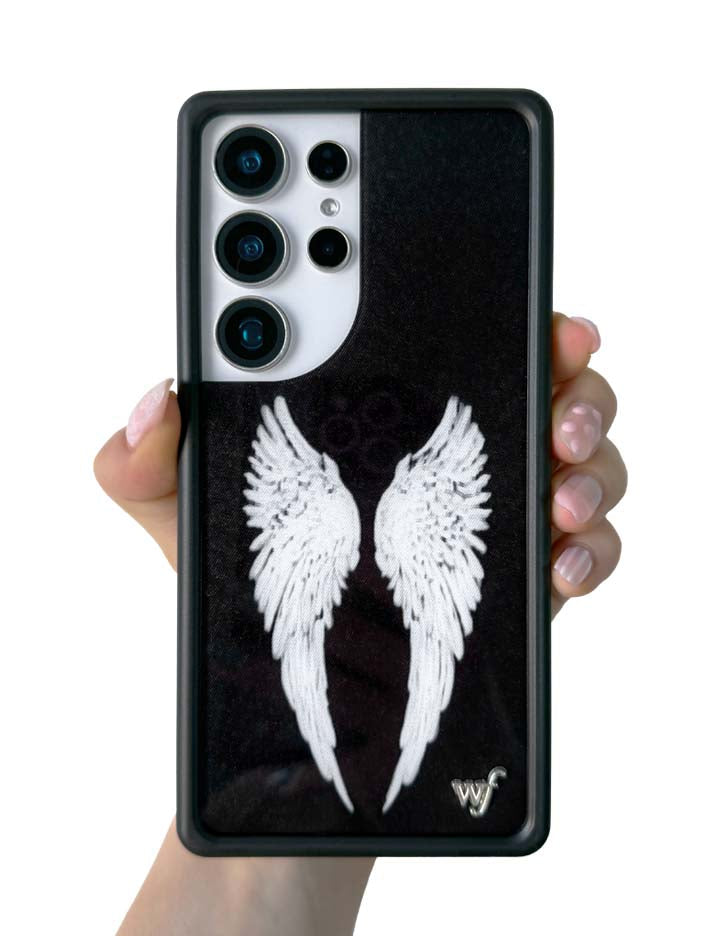 Wildflower Angel Baby | Black Samsung Galaxy Case