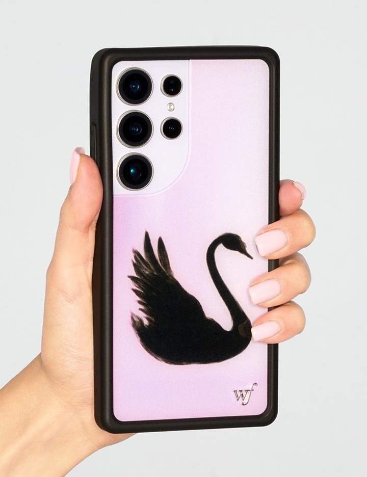 Wildflower Black Swan Samsung Galaxy Case