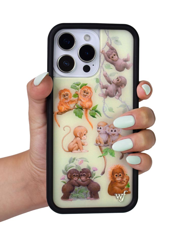Wildflower Monkey Biz iPhone Case