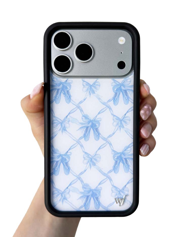 Wildflower On Pointe | Blue iPhone Case