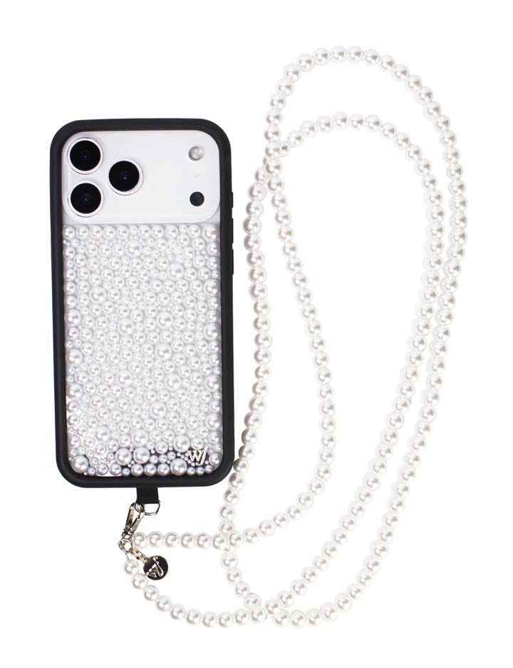 Wildflower Pearl Crossbody | White