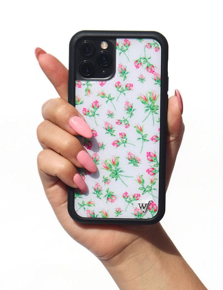 Wildflower Posie Rosie | Pink iPhone Case