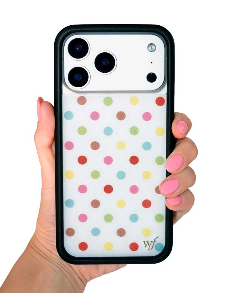 Wildflower Confetti Polka Dots iPhone Case