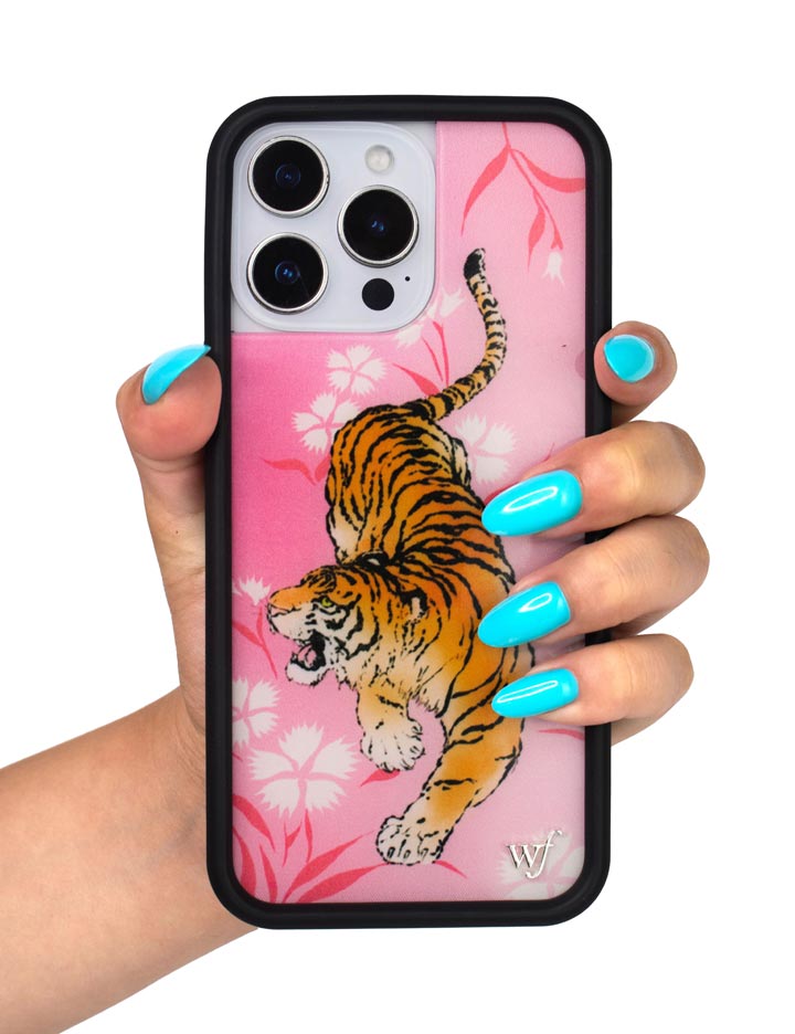 Wildflower Tiger Blossom iPhone Case