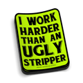 Work Harder Hard Hat Decal