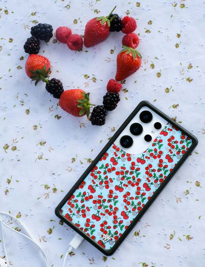 Wildflowers Baby Berries Samsung Galaxy Case