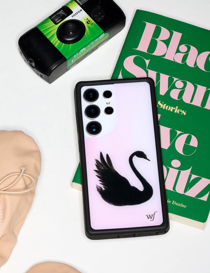 Wildflower Black Swan Samsung Galaxy Case
