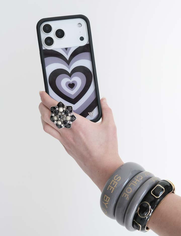Wildflower Latte Love | Midnight Samsung Galaxy Case