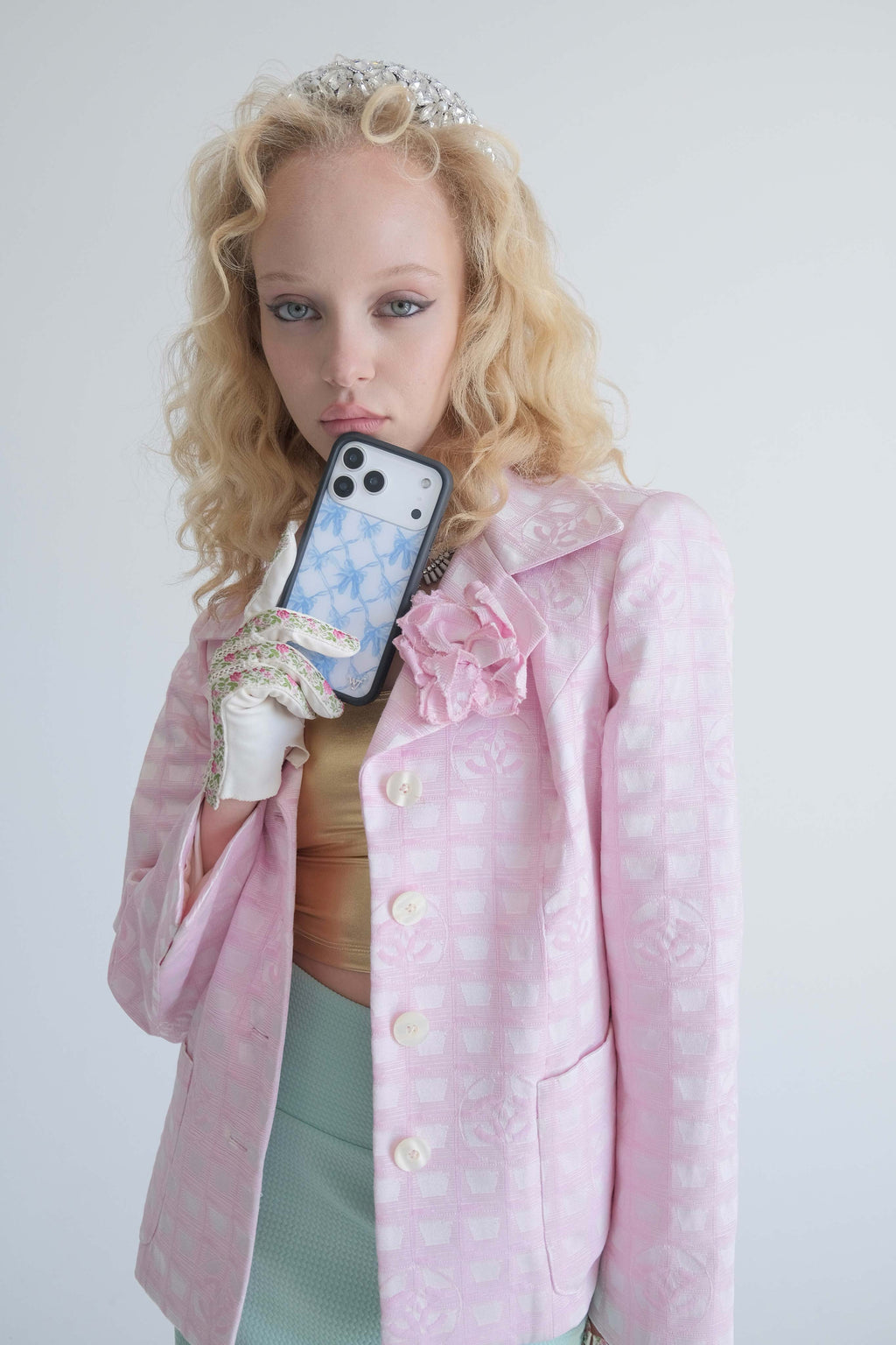 Wildflower On Pointe | Blue iPhone Case
