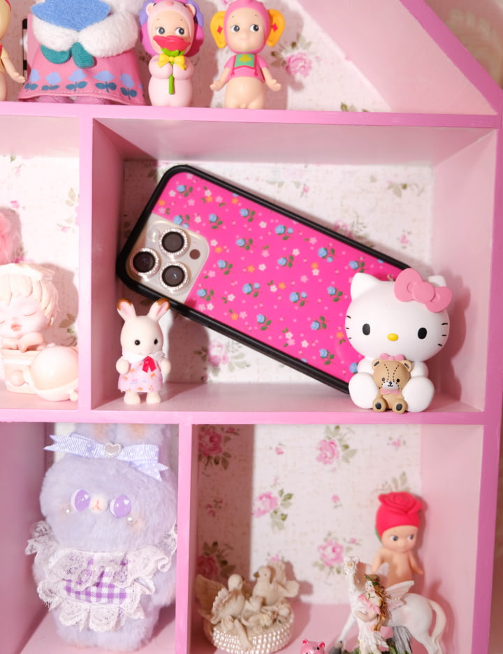 Wildflower Pink Dainty Florals iPhone Case