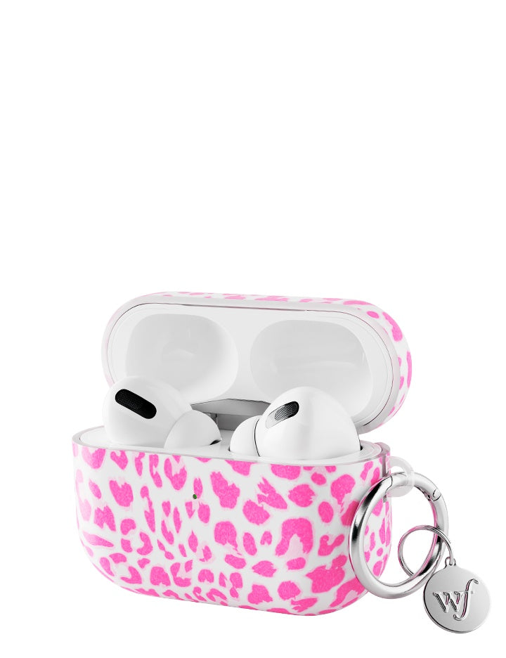 Wildflower Pink Meow AirPods Case