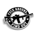 FAFO Round Hard Hat Decal