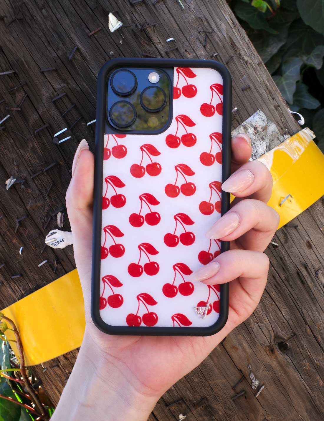 Wildflower American Cherries iPhone Case