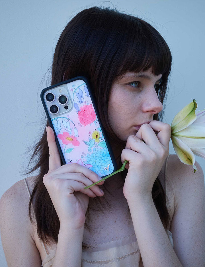 Wildflower Bluebelle Dreams iPhone Case