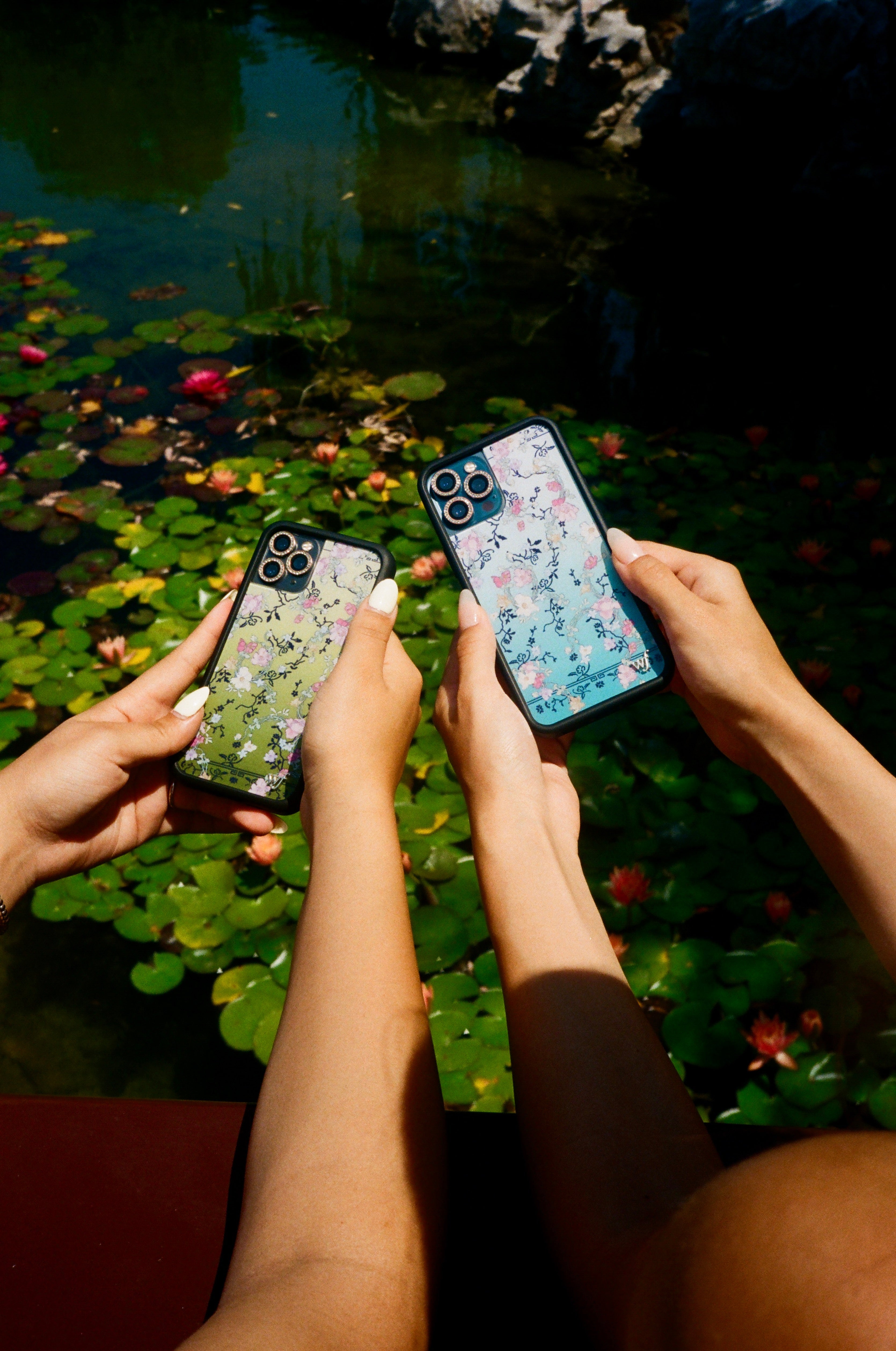 Wildflower Gallery Girlie Blue iPhone Case