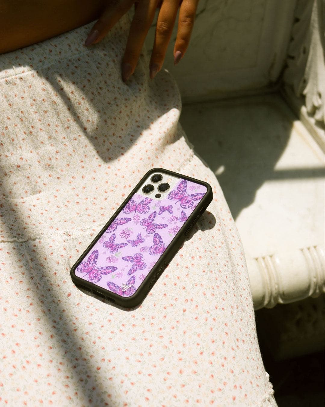 Wildflower Butterfly | Lavender iPhone Case