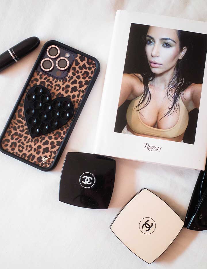 Wildflower Meow | Brown iPhone Case