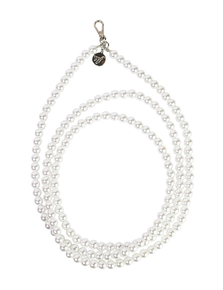 Wildflower Pearl Crossbody | White