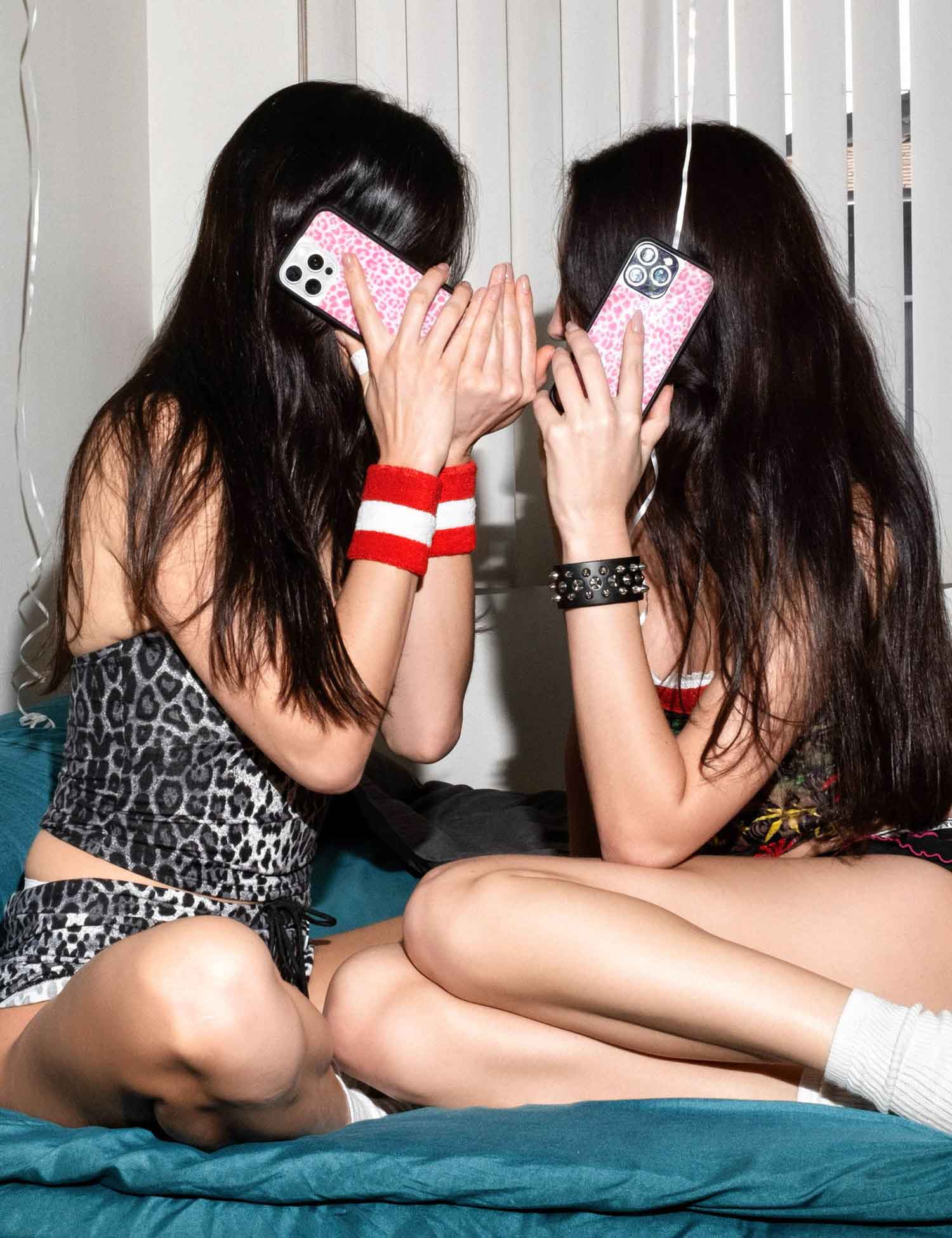 Wildflower Meow | Pink iPhone Case