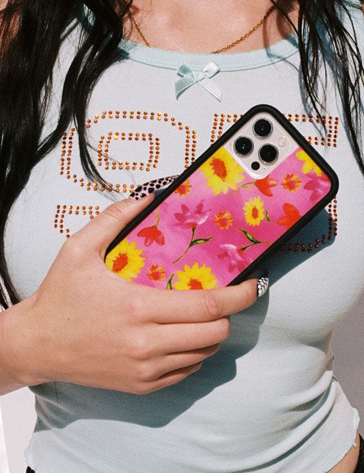 Wildflower Sunflower Spring Floral iPhone Case