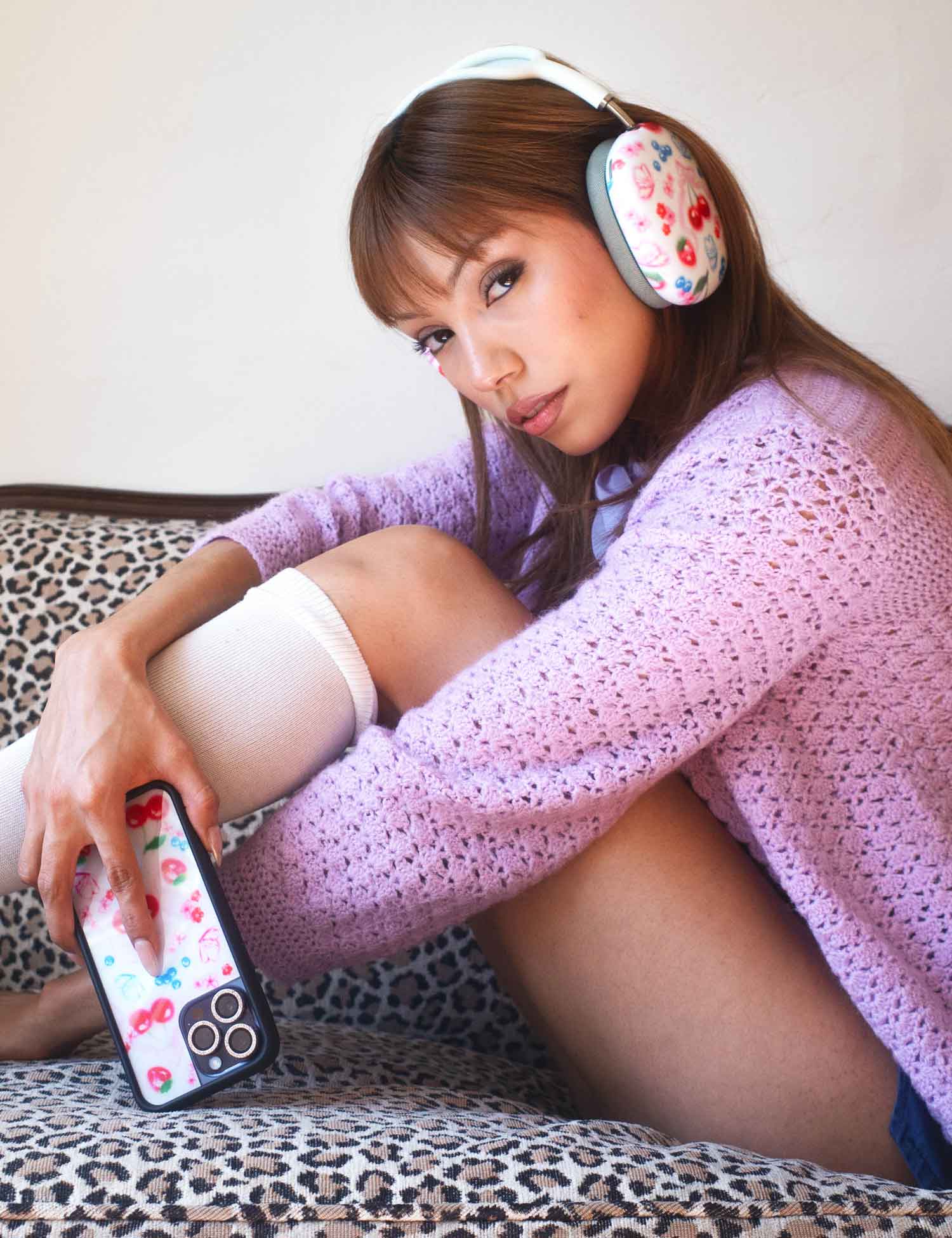 Wildflower Sweet Cherries Airpod Max Case