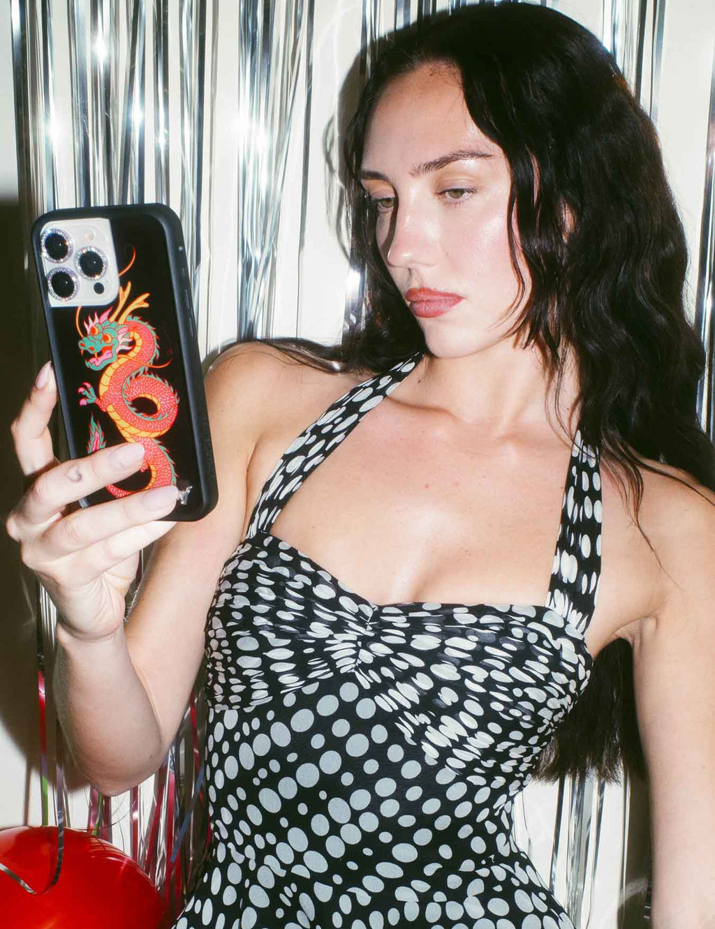 Wildflower Year of the Dragon iPhone Case