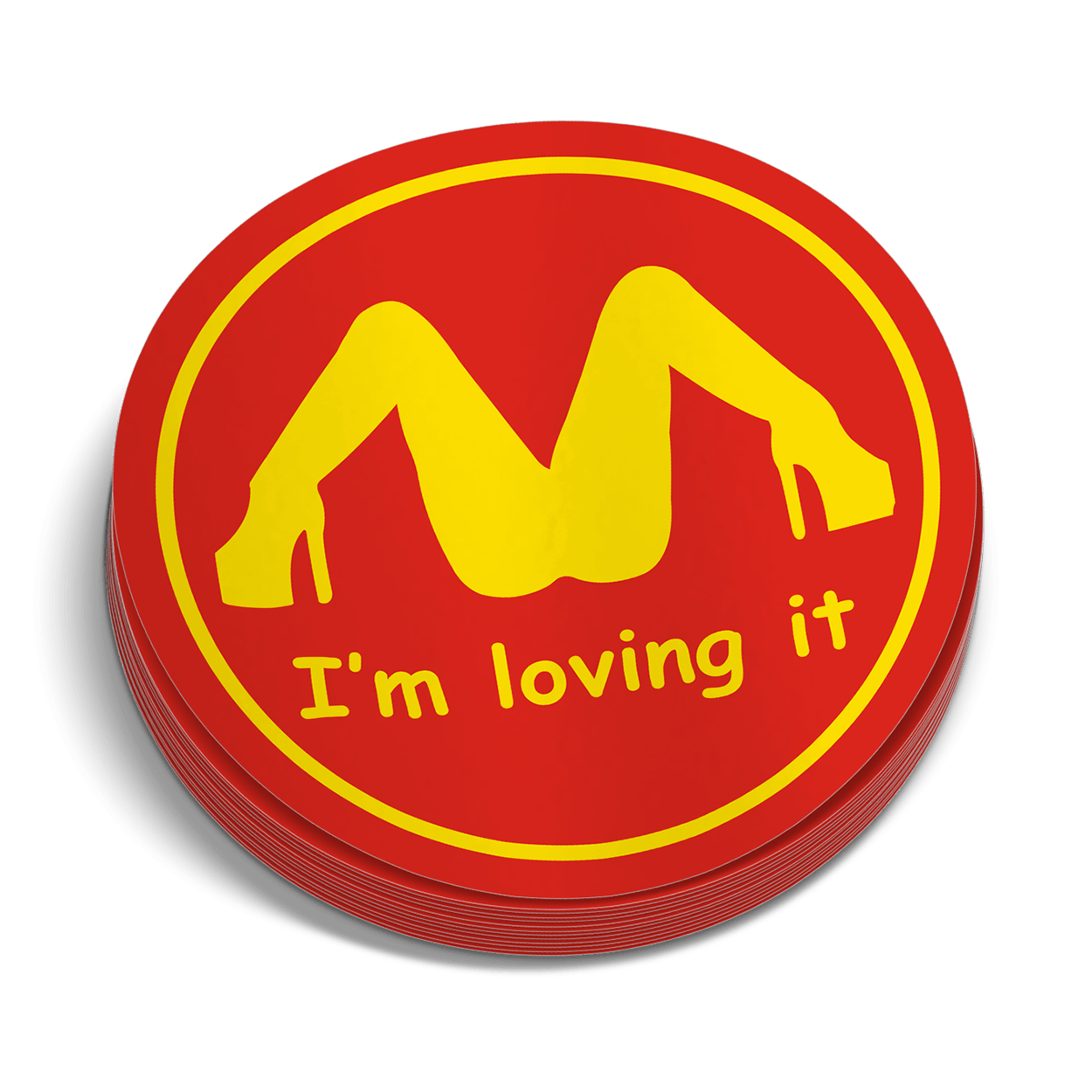 I'm Loving It Hard Hat Decal
