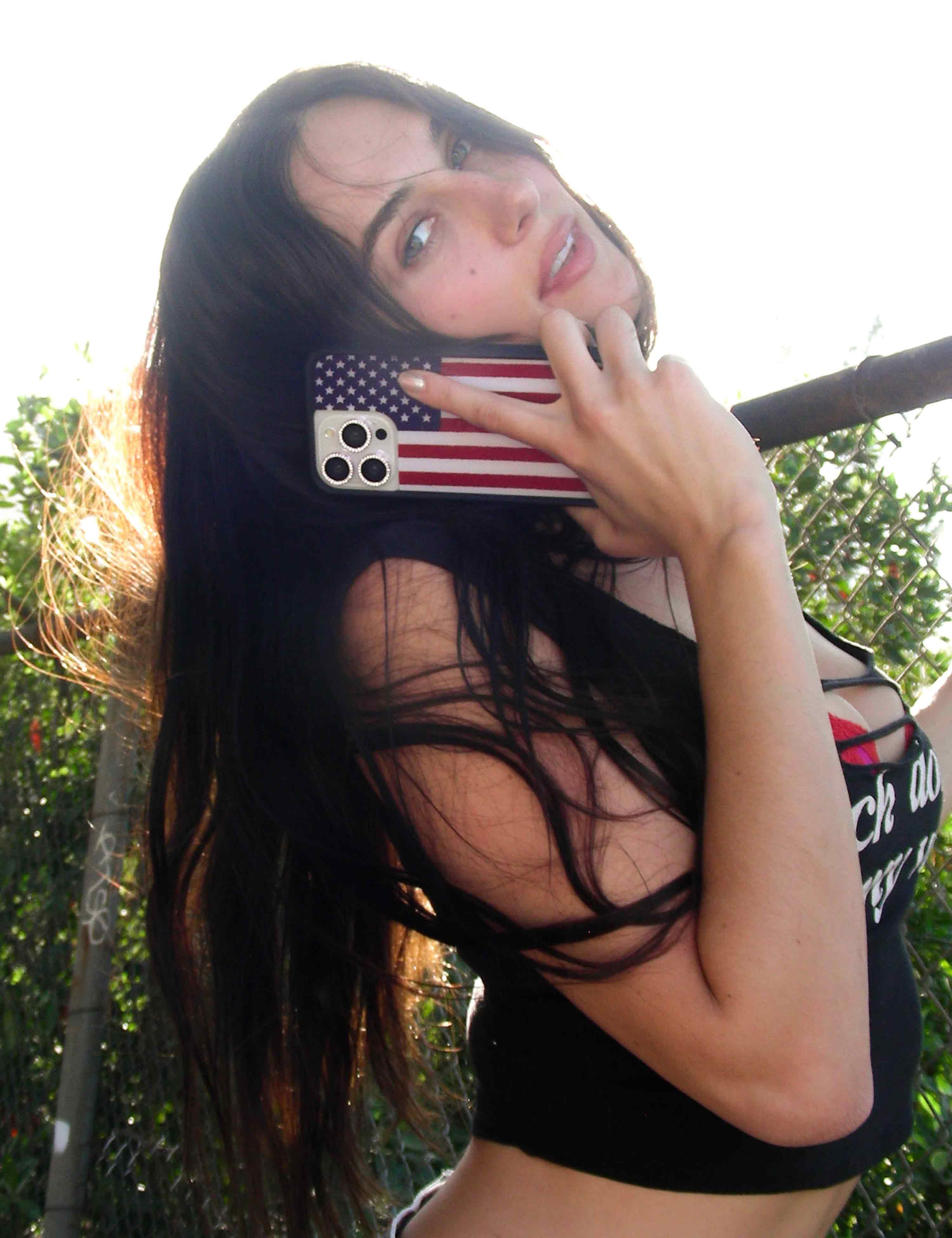 Wildflower American Flag iPhone Case