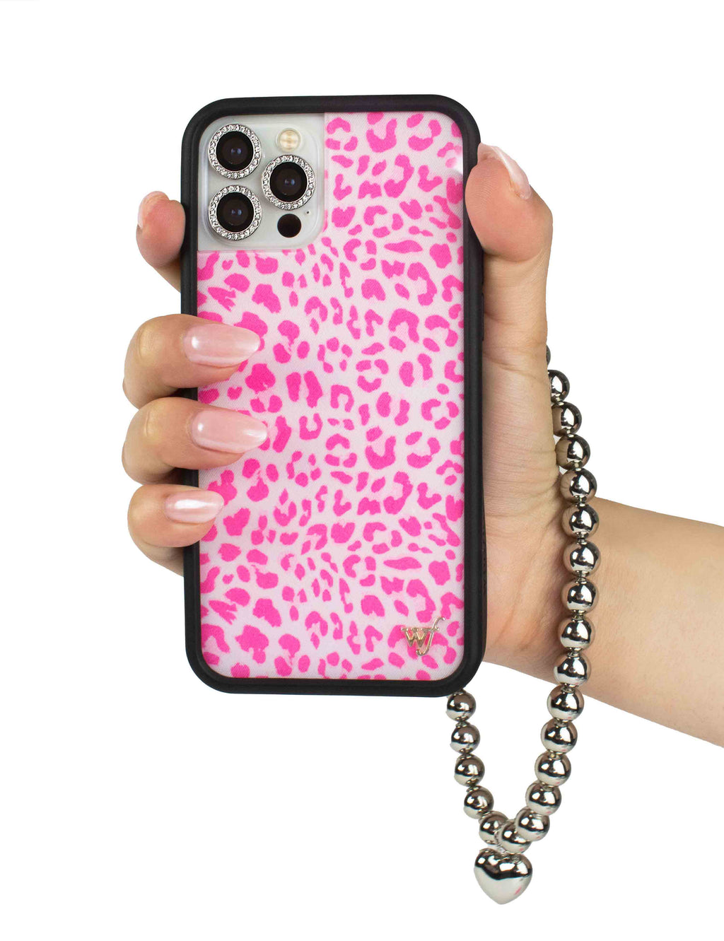 Wildflower Chrome Wristlet