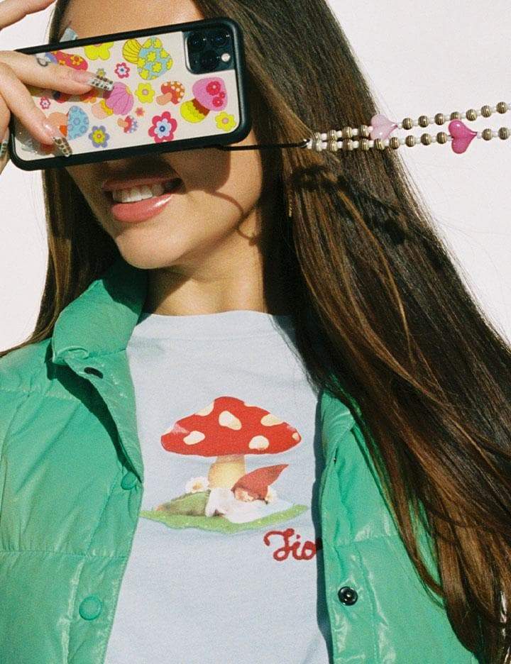 Wildflower Groovy Shroom iPhone Case