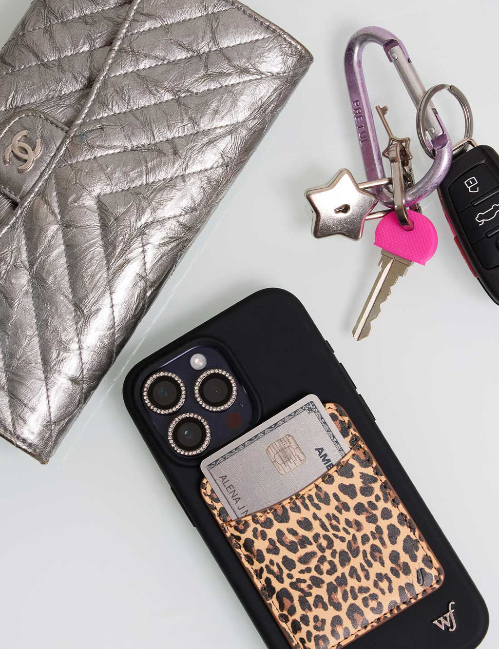 Wildflower Leopard MagSafe Wallet