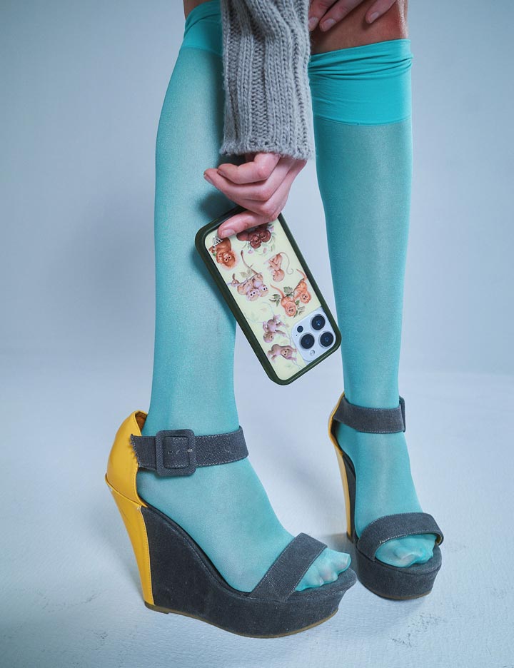 Wildflower Monkey Biz iPhone Case