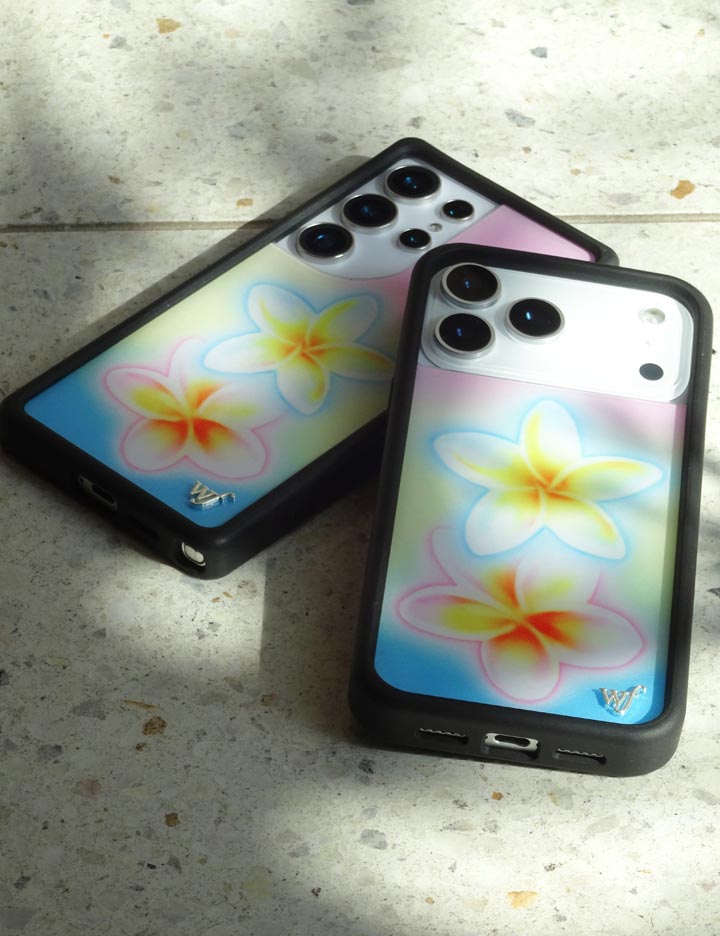 Wildflower Pastel Plumeria iPhone Case