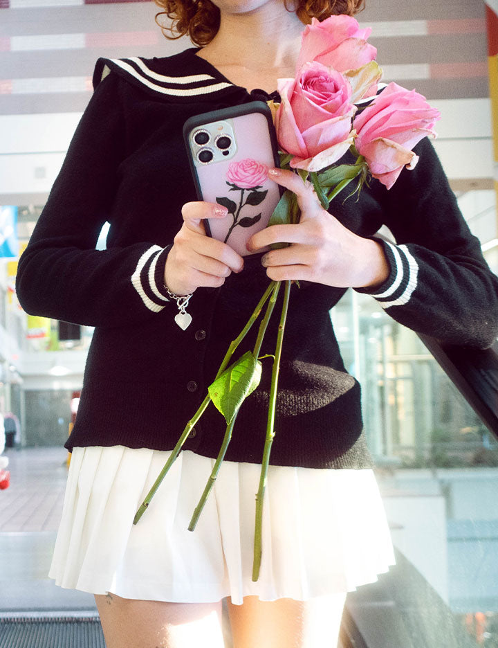 Wildflower Pink Rose iPhone Case