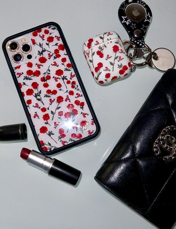 Wildflower Red Roses AirPods Case