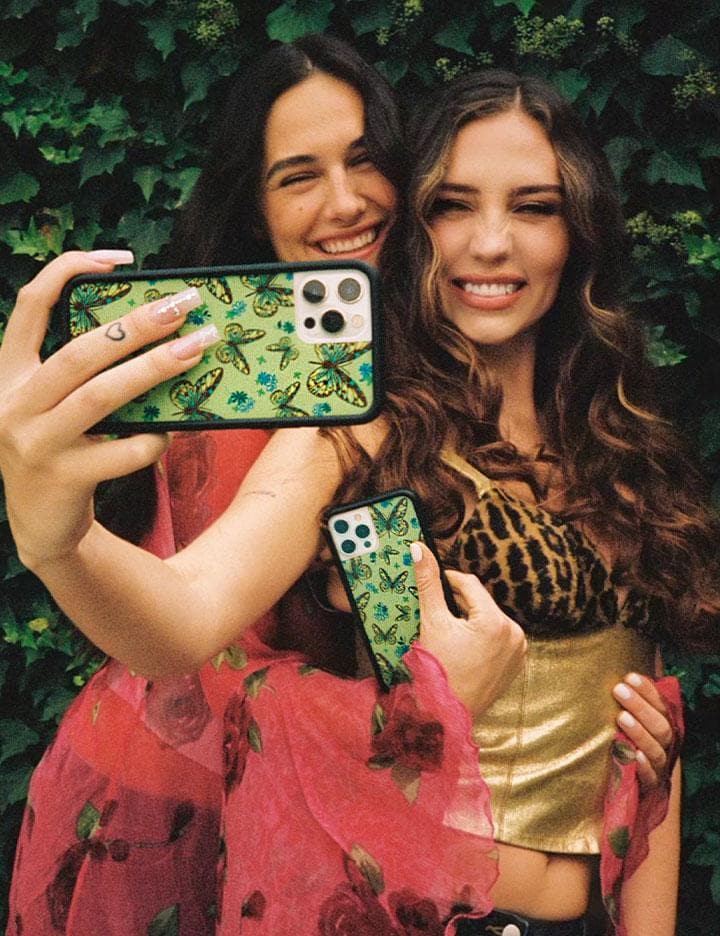 Wildflower Butterfly | Sage iPhone Case