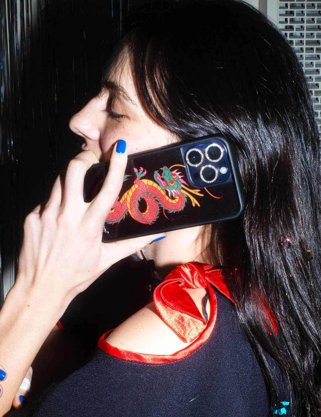 Wildflower Year of the Dragon iPhone Case