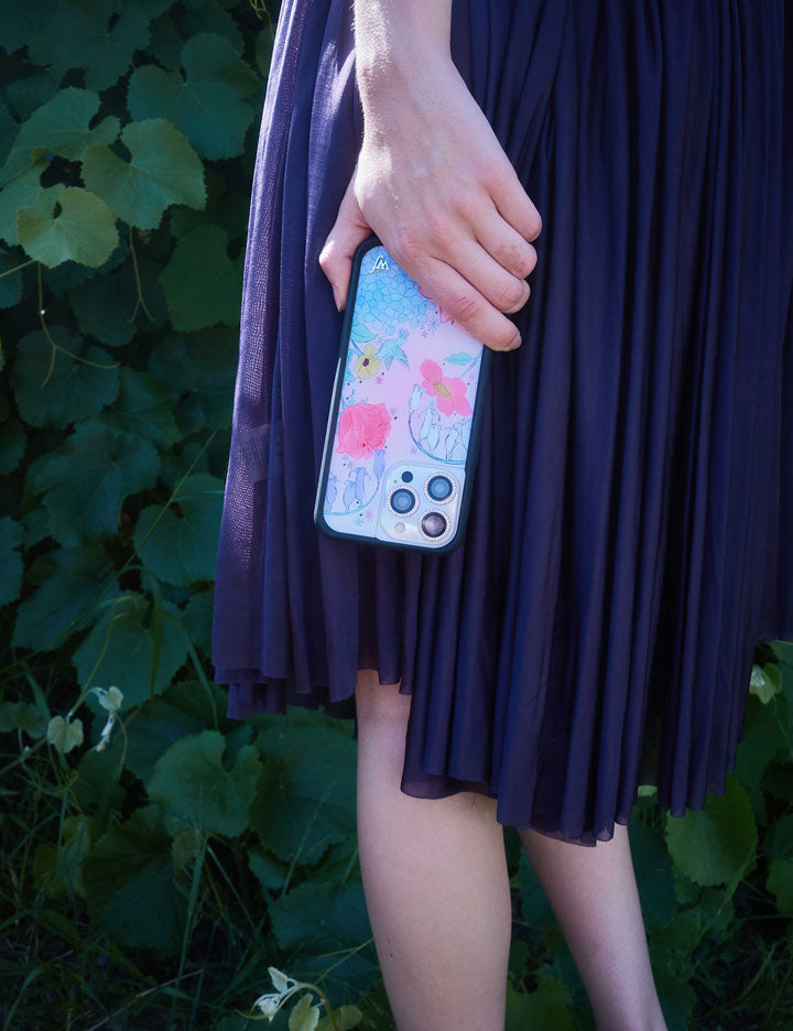 Wildflower Bluebelle Dreams iPhone Case