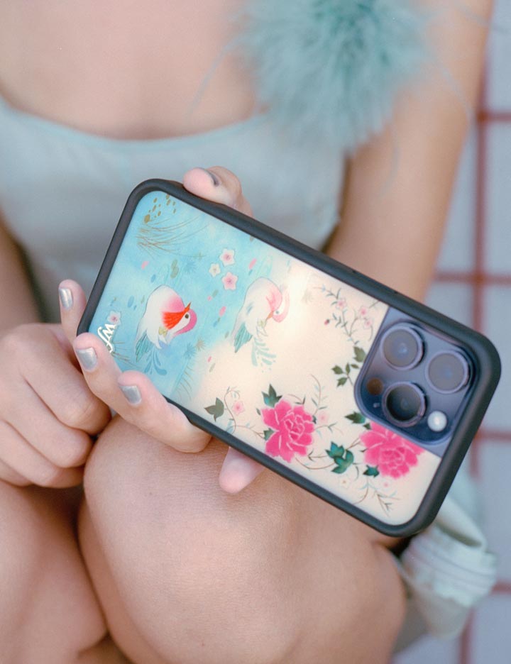 Wildflower Lovers Lagoon iPhone Case