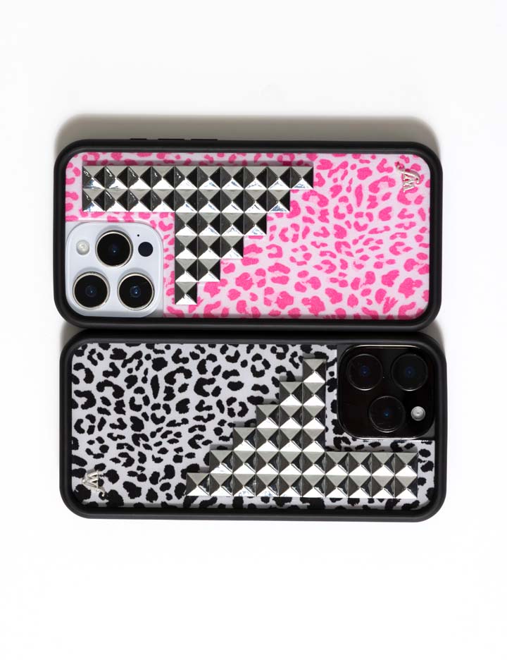 Wildflower Snow Meow Stud iPhone Case