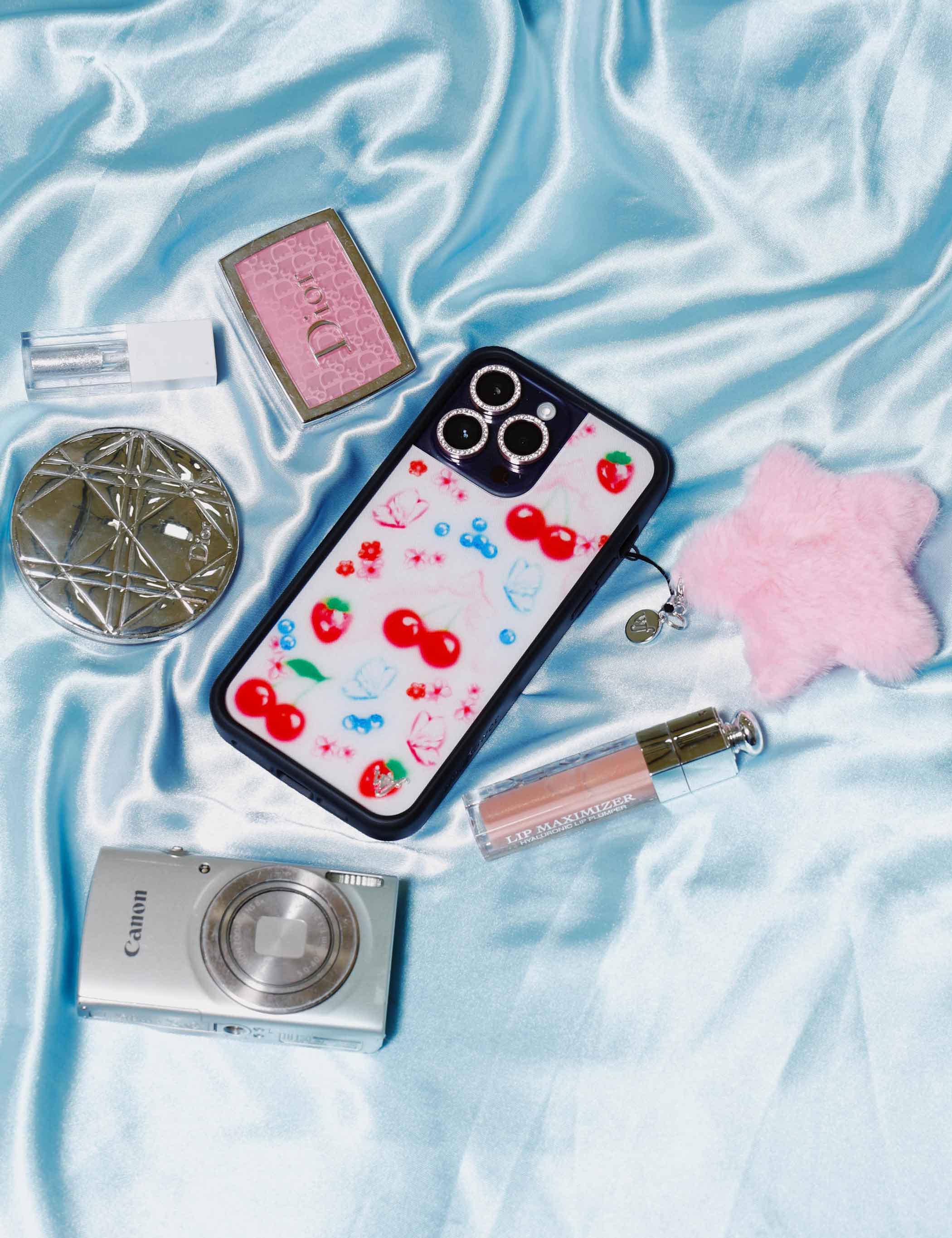 Wildflower Sweet Cherries iPhone Case
