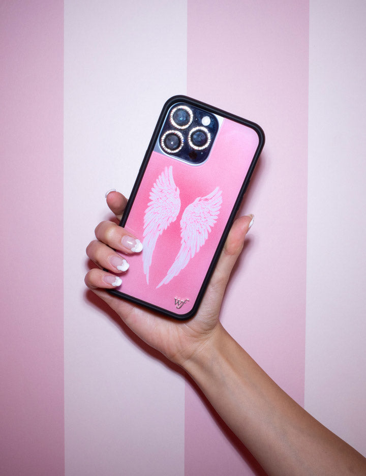 Wildflower Angel Baby |Pink iPhone Case
