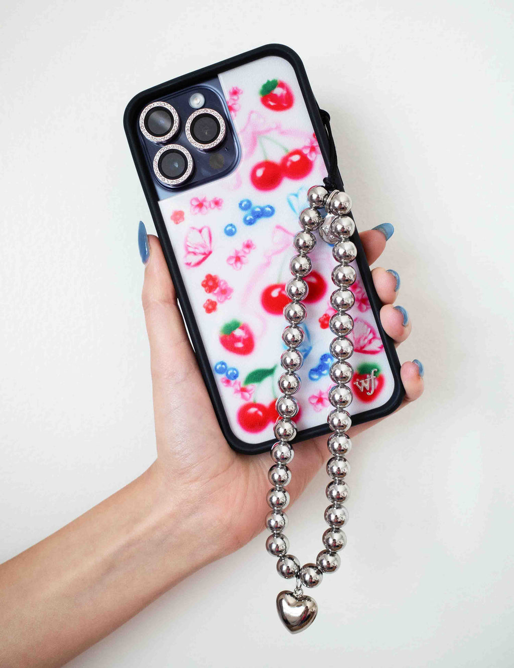 Wildflower Chrome Wristlet