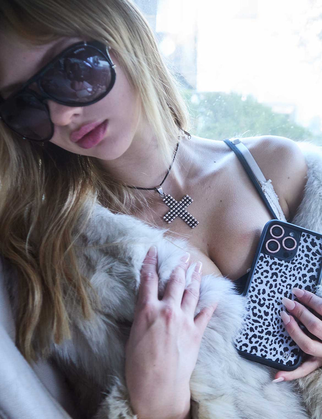 Wildflower Meow | Snow iPhone Case