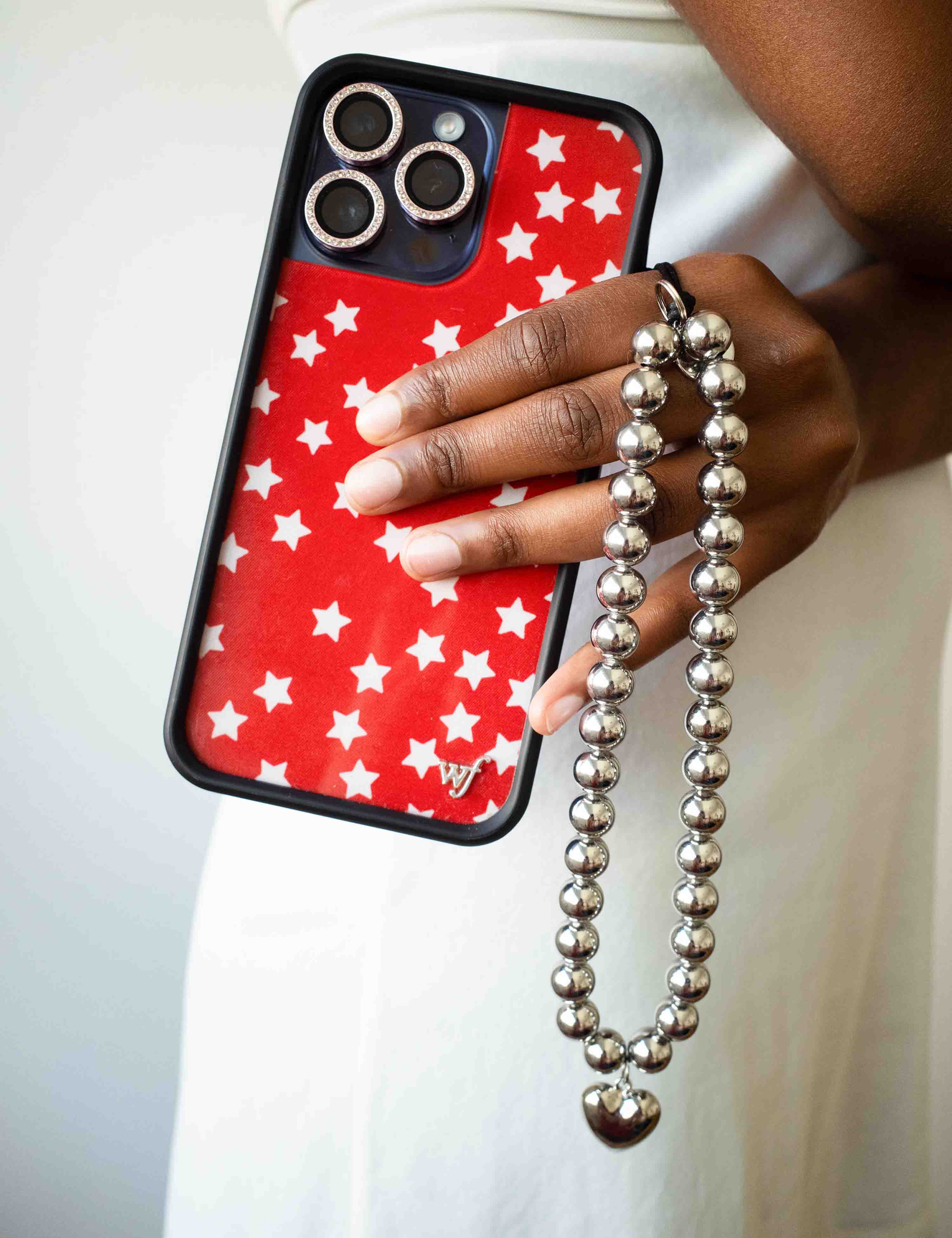Wildflower Chrome Wristlet