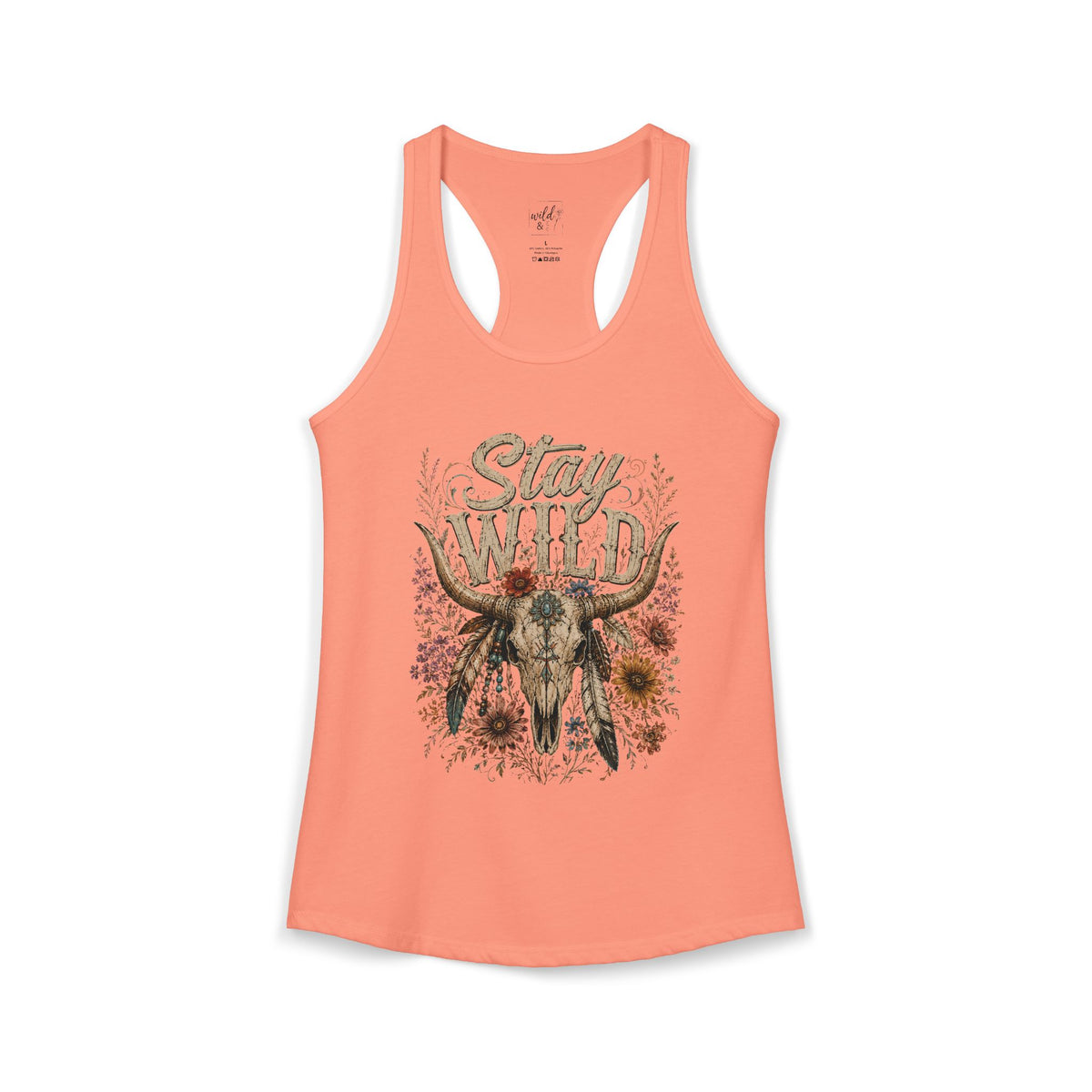 Stay Wild -Women's Ideal Racerback Tank - Wild'n'Free American Exclusive!