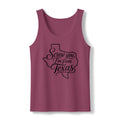 Texas Tank Top — "Screw You, I'm From Texas" Graphic Garment-Dyed Women's Tank - Wild'n'Free American Exclusive