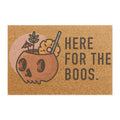 Skull Here for the Boos Halloween Doormat ~ Wild'n'Free Exclusive