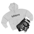 Halloqueen — Cute But Creepy Halloween Zip-Up Women's Grey Hoodie - WIld'n'Free Exclusive!
