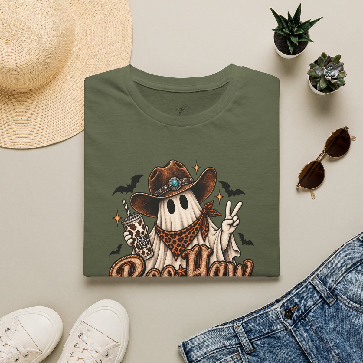 Boo-Haw Halloween Cowboy T-Shirt - Wild'n'Free American Exclusive!